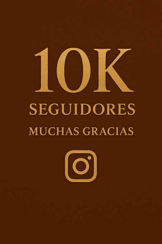 ¡10,000 veces GRACIAS! Ya somos 10K seguidores en Instagram