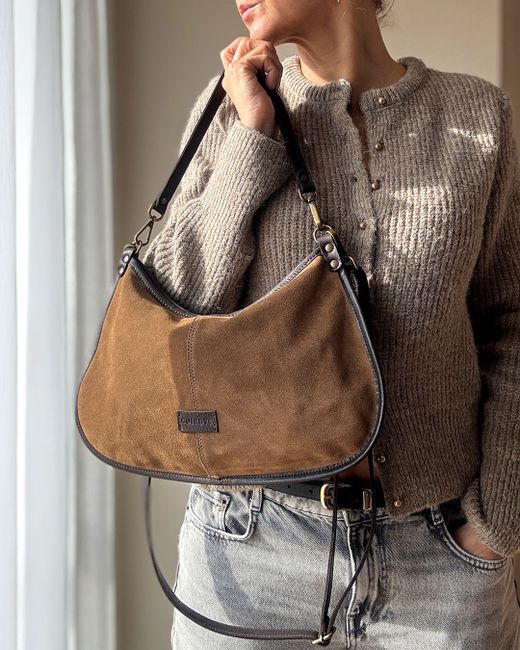 ZOE: bolsos de serraje prácticos y ligeros