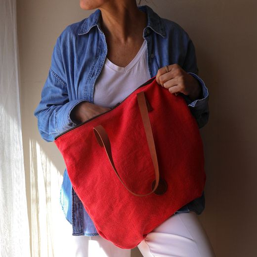Bolsas de linho: o clássico que sempre volta