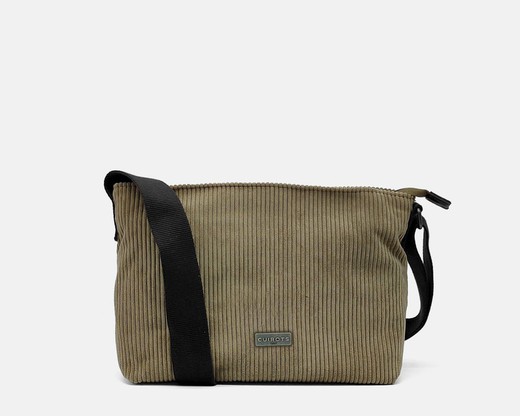 Bolsa de ombro de veludo cotelê de inverno CUIROTS