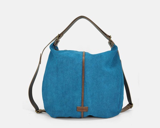 Hobo Bag and Canvas Backpack Woman 4510 — Cuirots