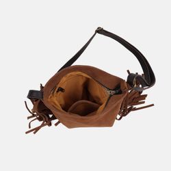 Bandolera de flecos Bravo de serraje