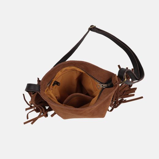 Bandolera de flecos Bravo de serraje