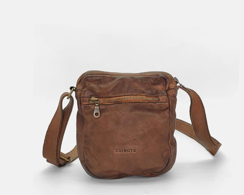 Marrón Bandolera Piel Hombre Bolso Bandolera De Hombre En Marrón