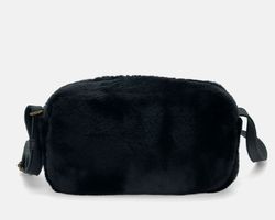 Grand sac bandoulière CUIROTS Grosseto avec fourrure