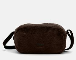Grand sac bandoulière CUIROTS Grosseto avec fourrure