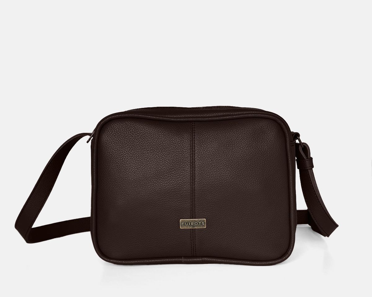 Bandolera grande CUIROTS Thelma 25 burdeos