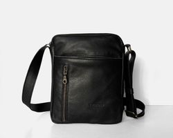 Bandolera grande de piel CUIROTS Urban para hombre