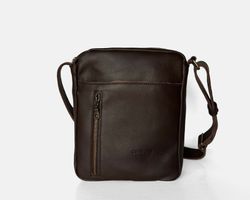 Bandolera grande de piel CUIROTS Urban para hombre