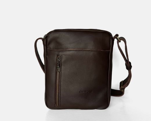 Bandolera grande de piel CUIROTS Urban para hombre