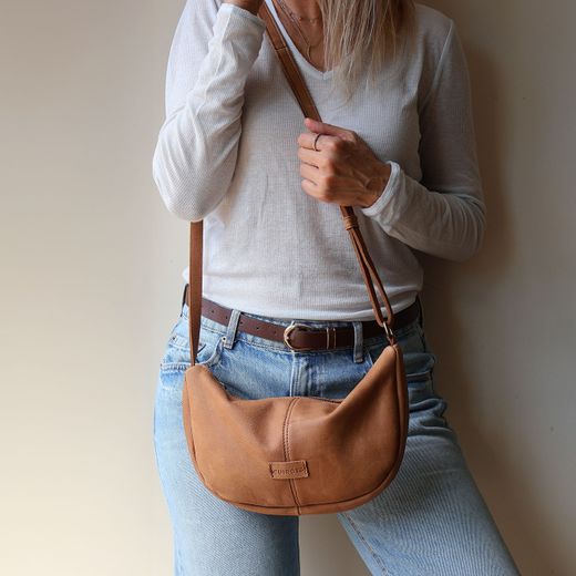 Sac bandoulière demi-lune en cuir CUIROTS Australia