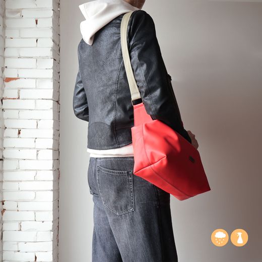 Bandolera rectangular CUIROTS Bio de silicona