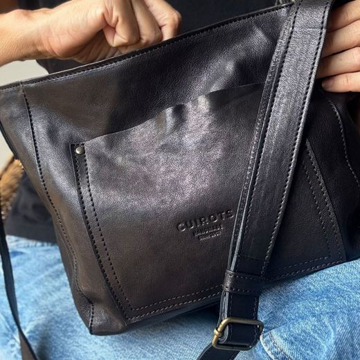 Bolsa de ombro média CUIROTS Evelyn