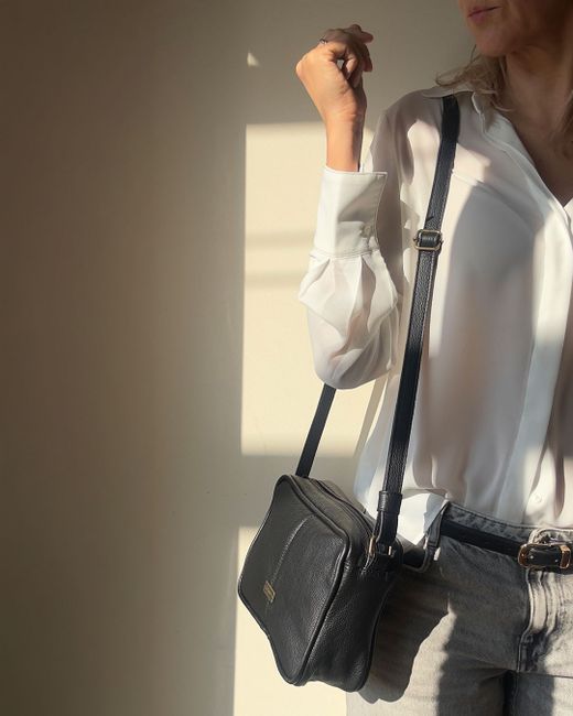 Sac bandoulière moyen modèle Thelma de CUIROTS