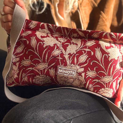 Bandolera mediana MINIOTS MiniCarmín