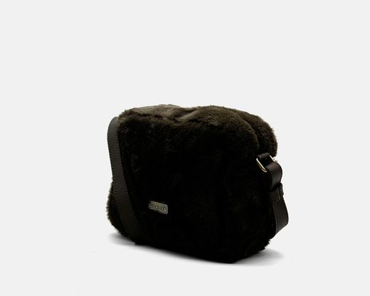 CUIROTS Bolsa pequena crossbody Grosseto com pele