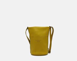 Bolsa transversal pequena de couro cogumelo  CUIROTS