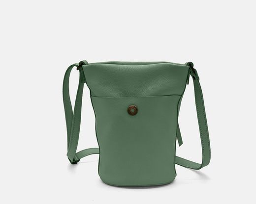 Bolsa de ombro pequena de couro CUIROTS Mushroom