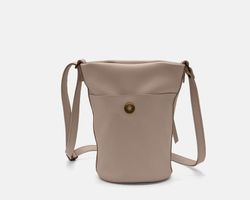 Bolsa de ombro pequena de couro CUIROTS Mushroom