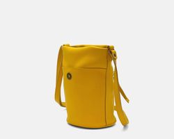 Bolsa de ombro pequena de couro CUIROTS Mushroom