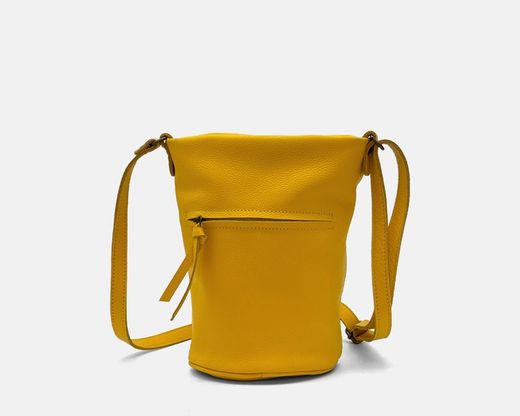 Bolsa de ombro pequena de couro CUIROTS Mushroom