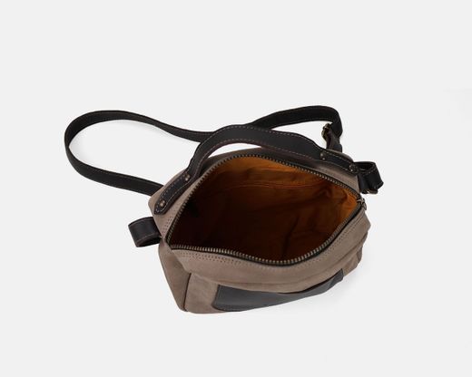 Bolsa de ombro pequena CUIROTS Trend em camurça