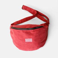Bandolera riñonera grande MINIOTS Minicanvas con efecto lavado