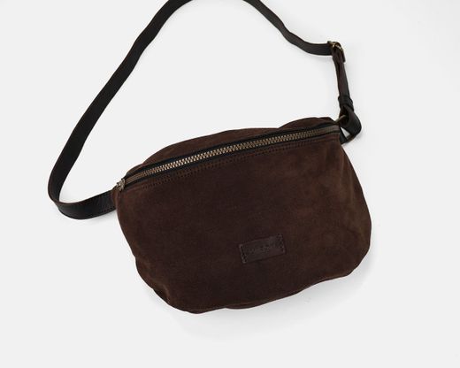 Bolsa de cintura Zoe em camurça da CUIROTS