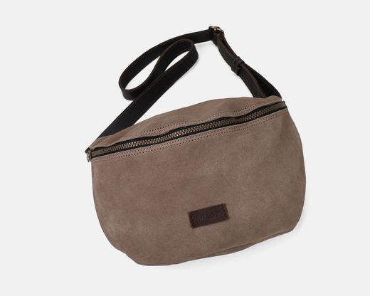 Bandolera tipo riñonera CUIROTS Zoe serraje