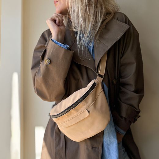 CUIROTS Austrália pochete média de couro