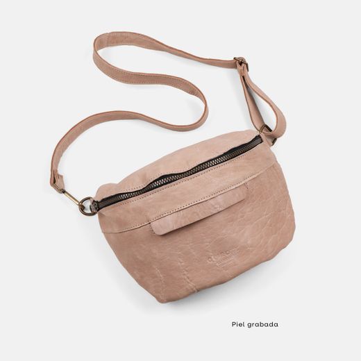 Bandolera tipo riñonera mediana CUIROTS Australia de piel