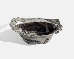 Sac bandoulière ethnique gris moyen MINIOTS