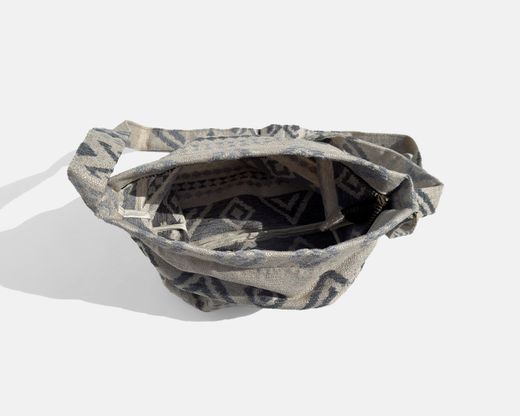 Sac bandoulière ethnique gris moyen MINIOTS