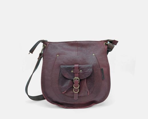 Bolso bandolera mediano CUIROTS Country de piel