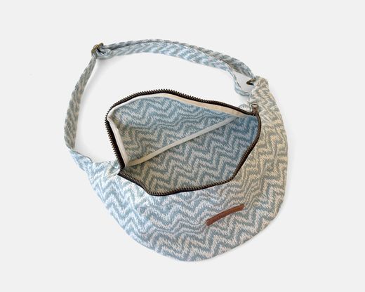 Bolsa bandolera pequeña MINIOTS étnico azul