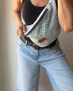 Bolsa bandolera pequeña MINIOTS étnico azul