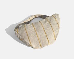 MINIOTS petit sac bandoulière à rayures jaunes