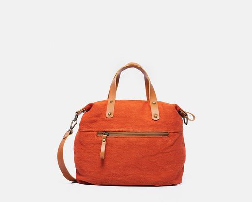 Bolsa de mano CUIROTS de lino reciclado