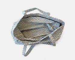 Grande bolsa de compras azul étnica MINIOTS