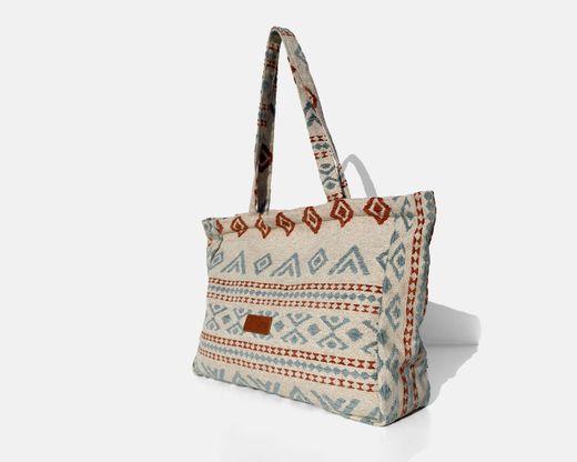 Grande bolsa de compras étnica MINIOTS