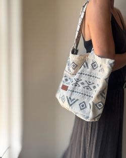 Bossa tipus shopper gran MINIOTS ètnic gris