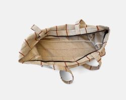 Bolsa de compras grande MINIOTS com listras tipo boiler