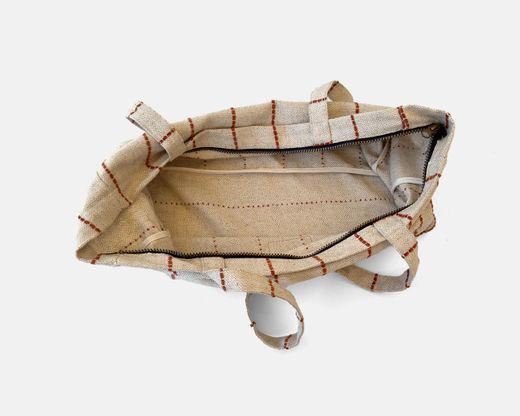 Bolsa de compras grande MINIOTS com listras tipo boiler