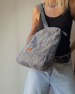 Bossa tipus shopper gran MINIOTS zebra