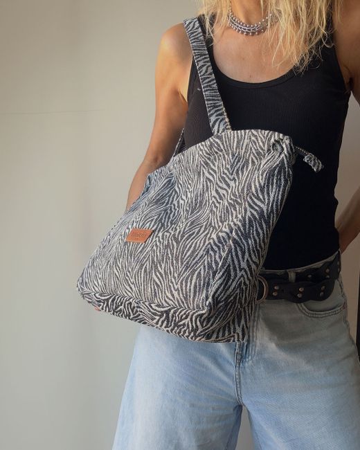 Bossa tipus shopper gran MINIOTS zebra