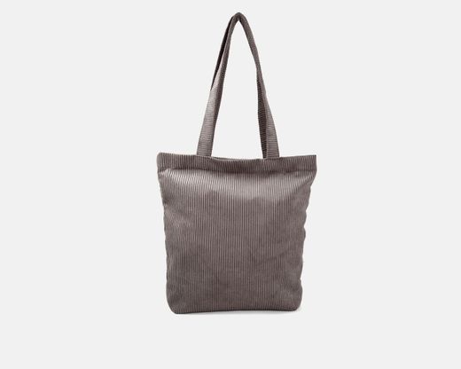 Bolsa de compras média de veludo cotelê MINIOTS