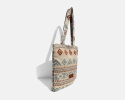 Bolsa tipo shopper mediana MINIOTS étnico caldera