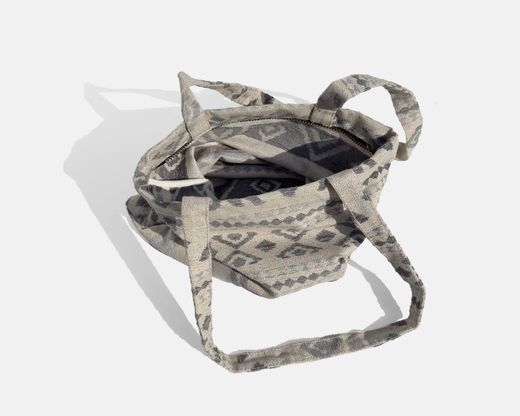 Bossa tipus shopper mitjana MINIOTS ètnic gris