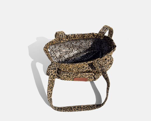Bolsa tipo shopper mediana MINIOTS Leopardo