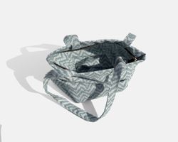 Bolsa tipo shopper mediana MINIOTS étnico azul